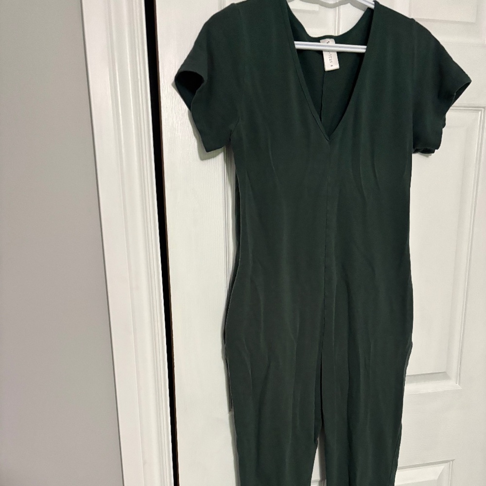 Smash + Tess Dark Green Jumpsuit